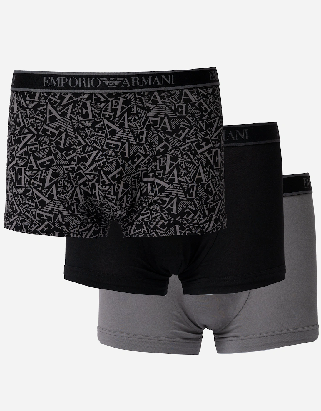 3-Pack AX Geometric Trunks  - Black/Black-Shade/Shade MC198, 5 of 4