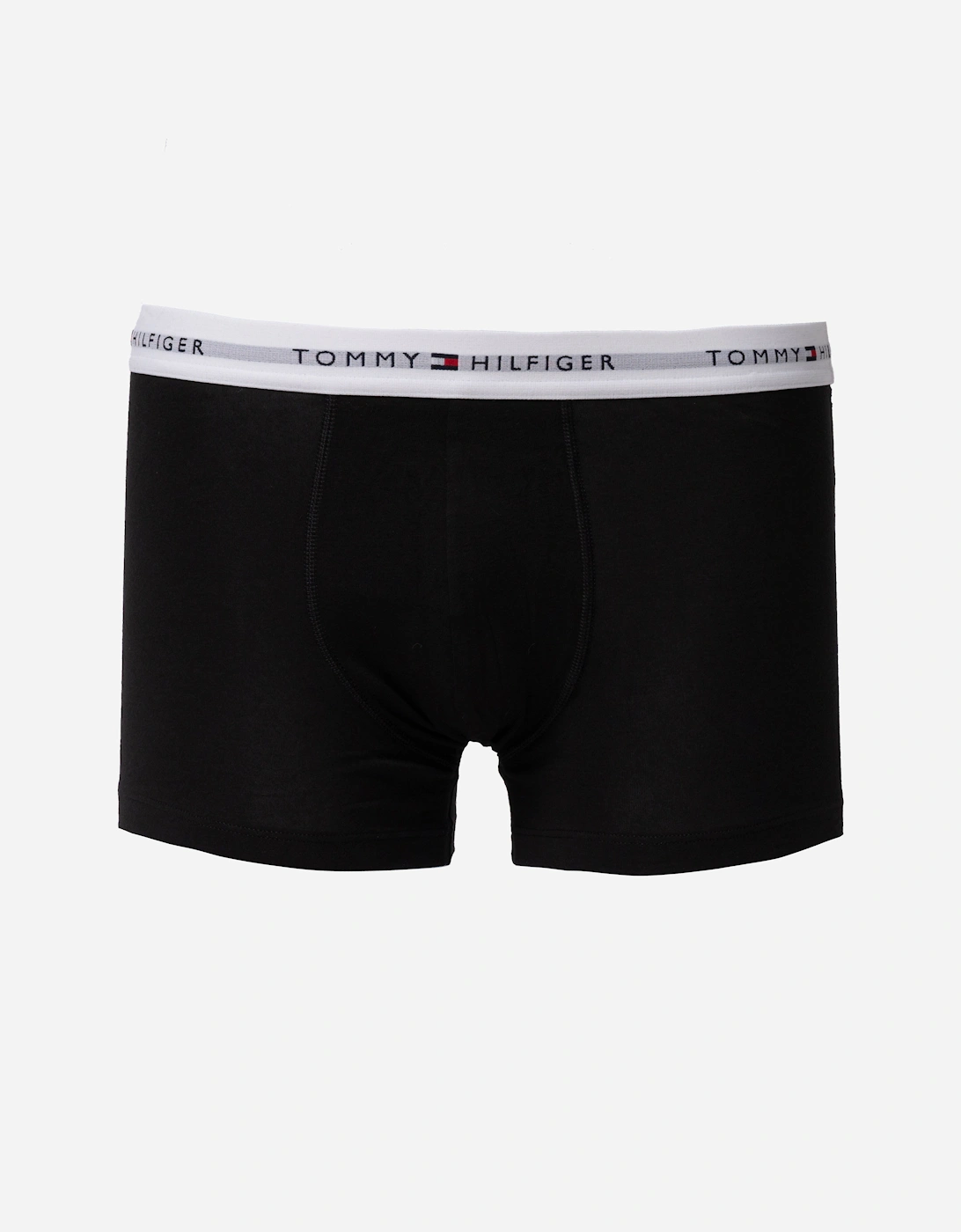 5 Pack Mens Waistband Trunks - B-Blue/Brown/White/Orange/Green