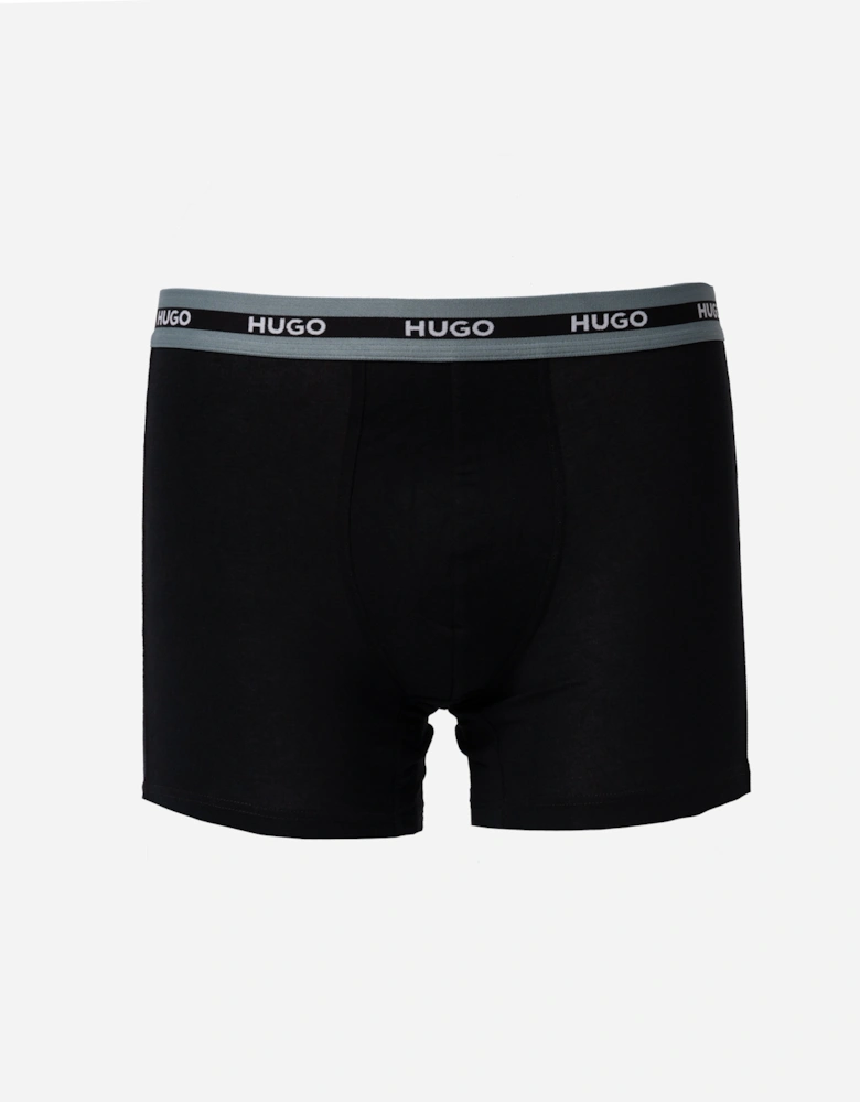 HUGO Planet 3-Pack Mens Boxer Briefs - Black 002