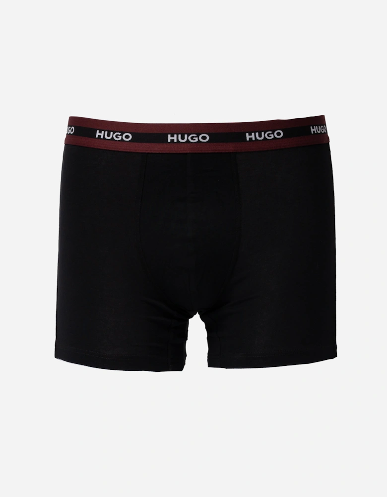 HUGO Planet 3-Pack Mens Boxer Briefs - Black 002