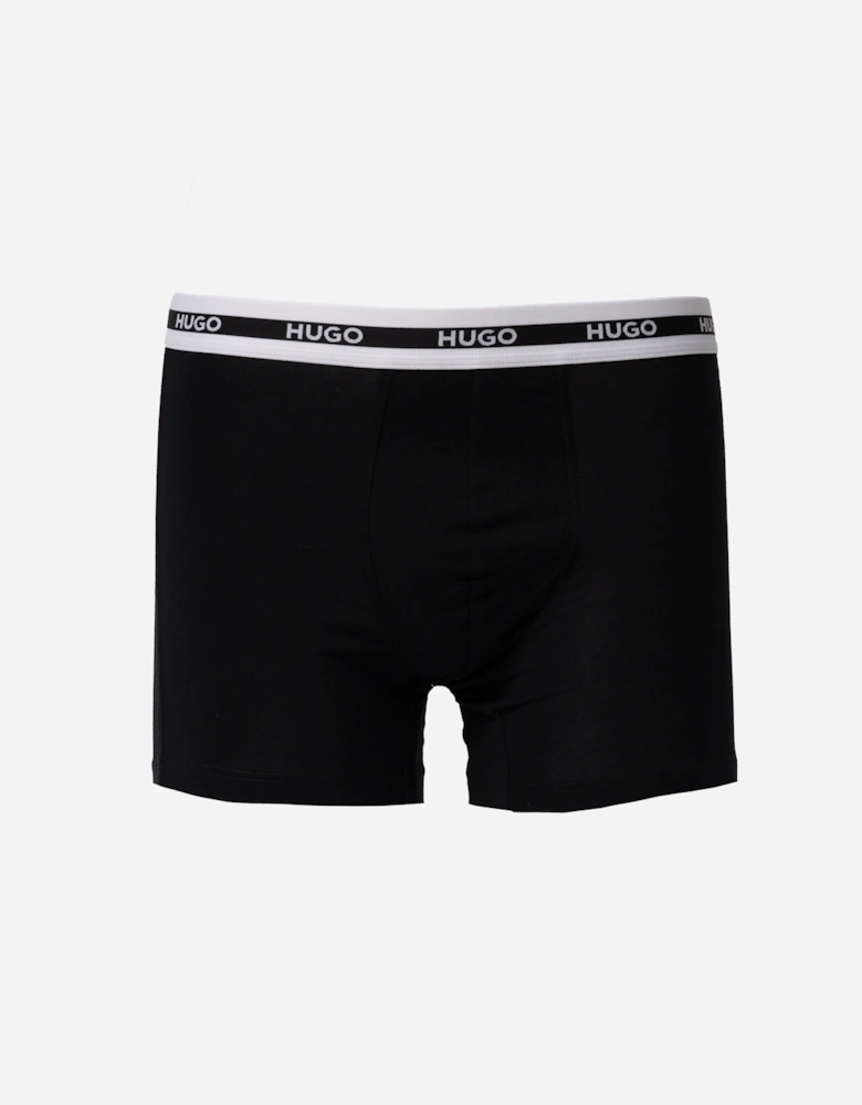 HUGO Planet 3-Pack Mens Boxer Briefs - Black 002