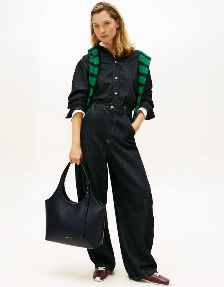 Logo Womens Tote - Space Blue