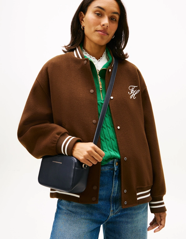 Logo Womens Camera Bag - Space Blue