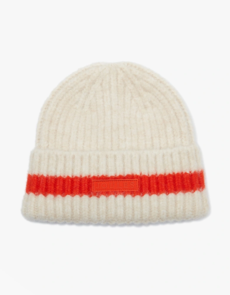 POPLEY STRIPE Womens Beanie Orange/Neutral