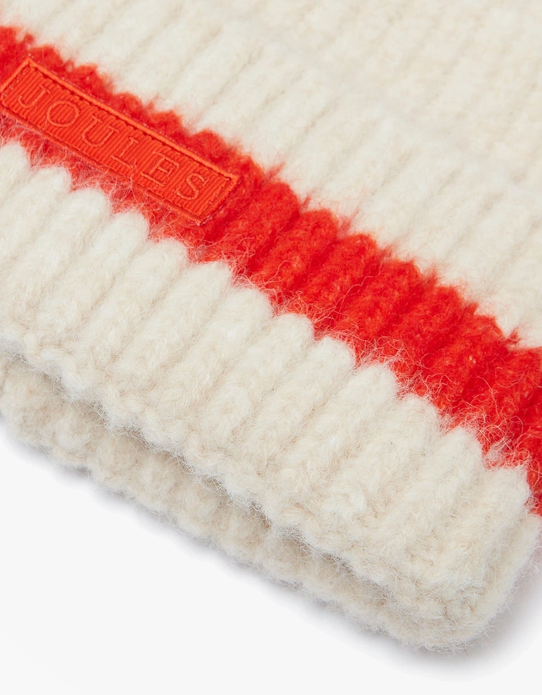 POPLEY STRIPE Womens Beanie Orange/Neutral