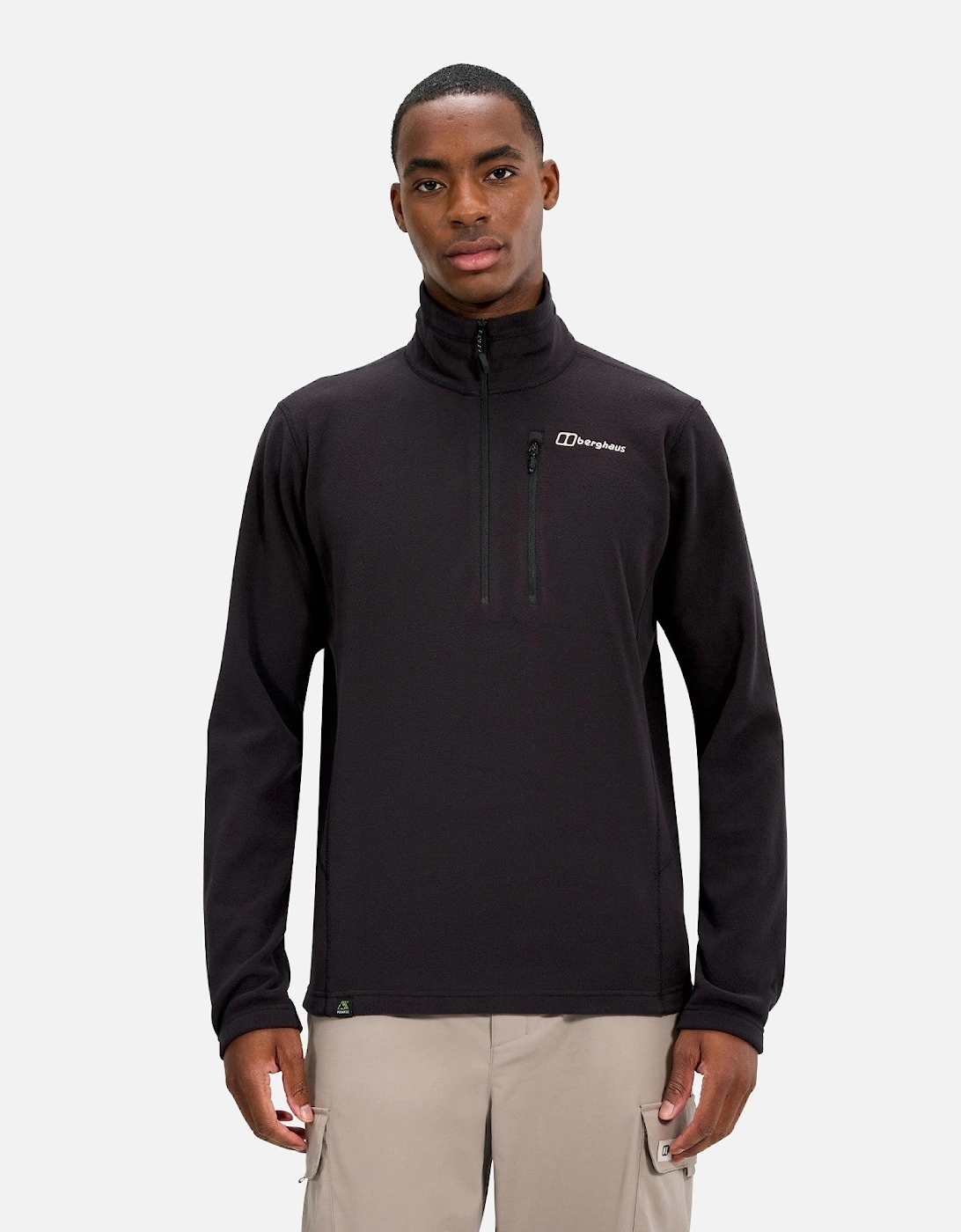 Mens Prism Micro Half Zip Pullover Fleece, 2 of 1