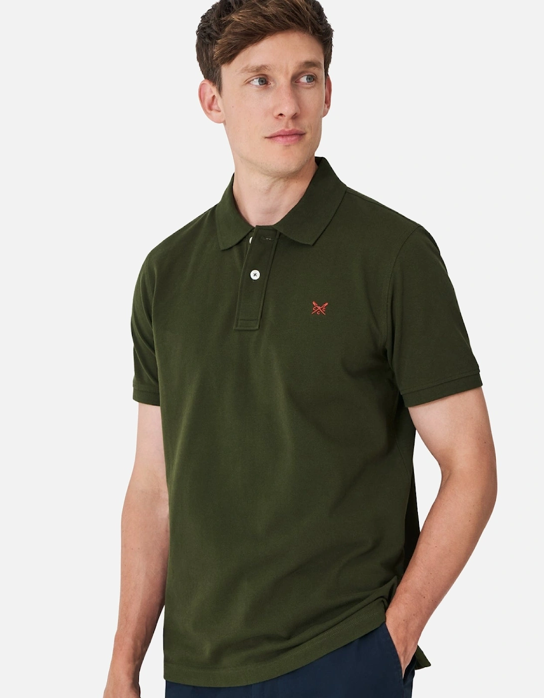 Mens Classic Pique Short Sleeve Polo Shirt, 2 of 1