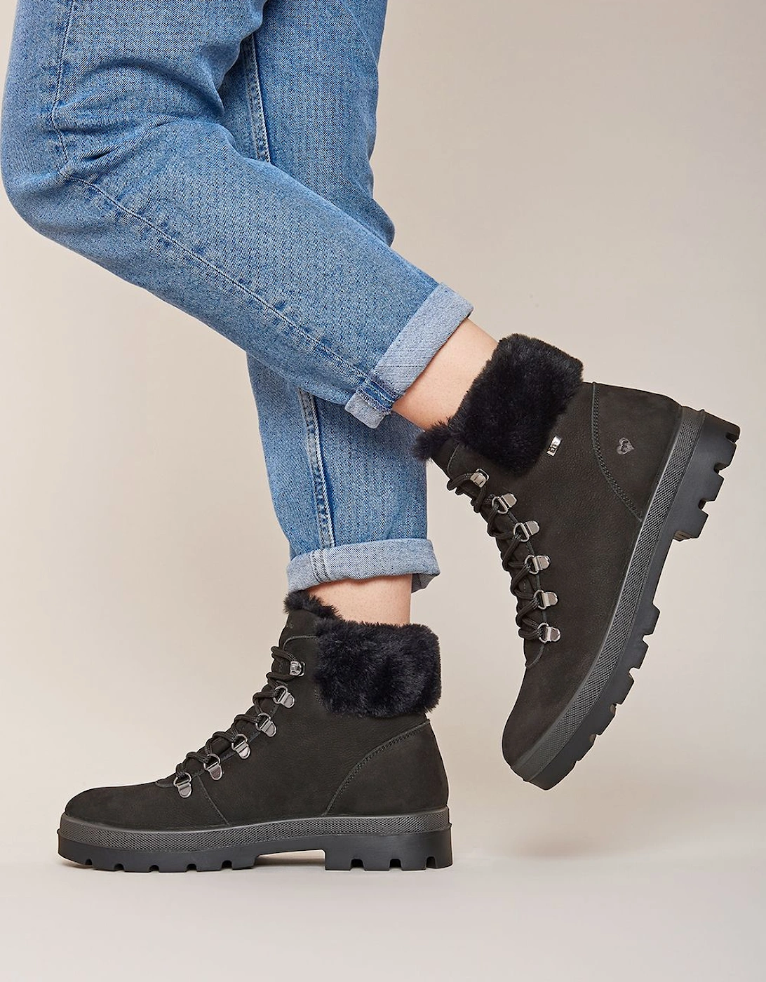 'Bedew' Ladies Suede Ankle Boots, 2 of 1