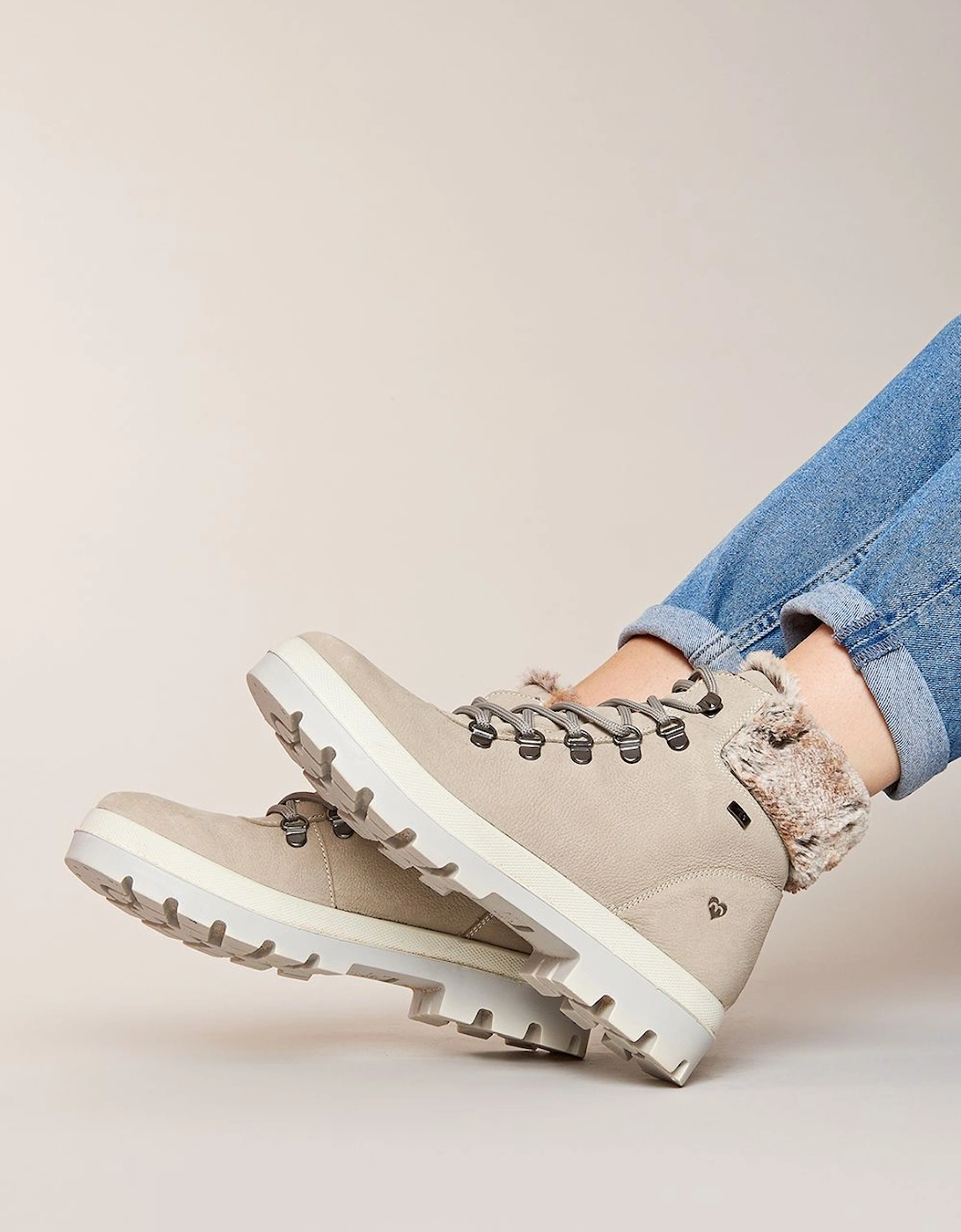 'Bedew' Ladies Suede Ankle Boots, 2 of 1