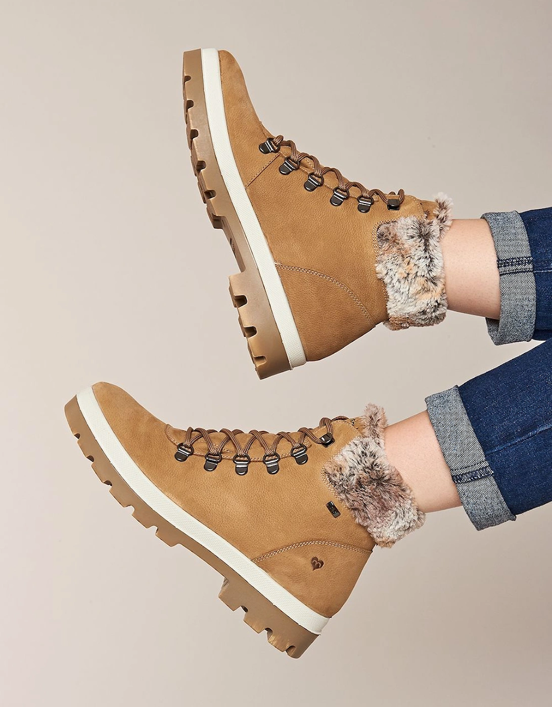 'Bedew' Ladies Suede Ankle Boots, 2 of 1