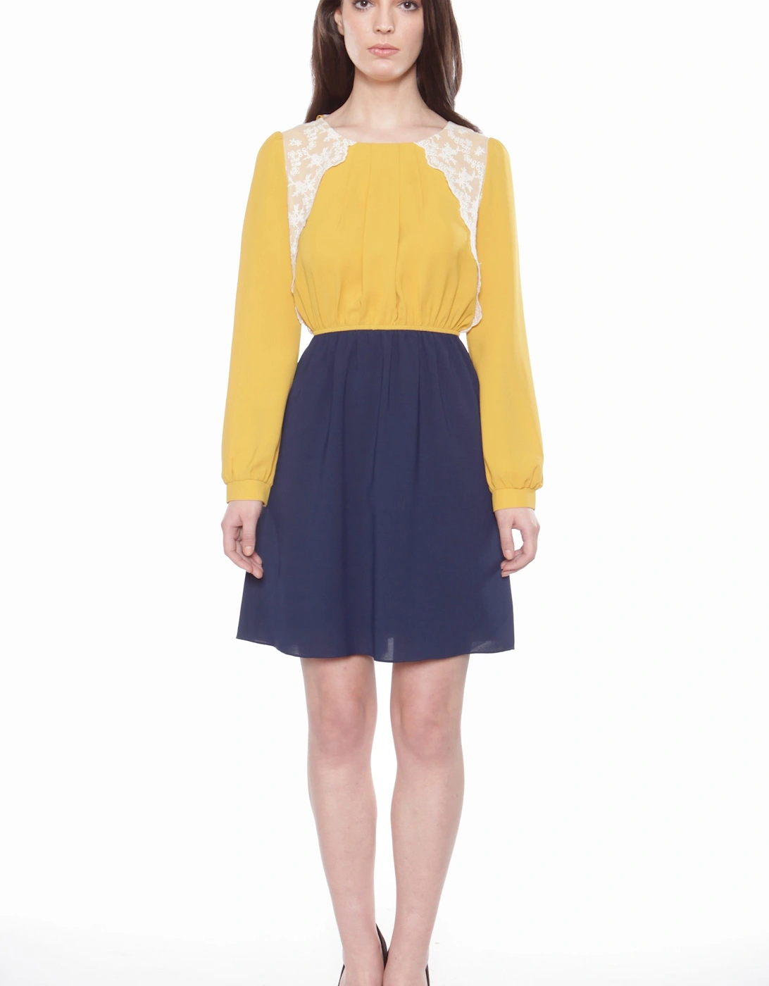 Lace Yoke Dress, 2 of 1