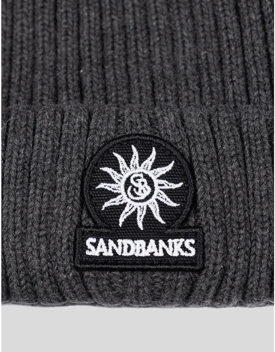 Merino Wool Ribbed Beanie Anthracite