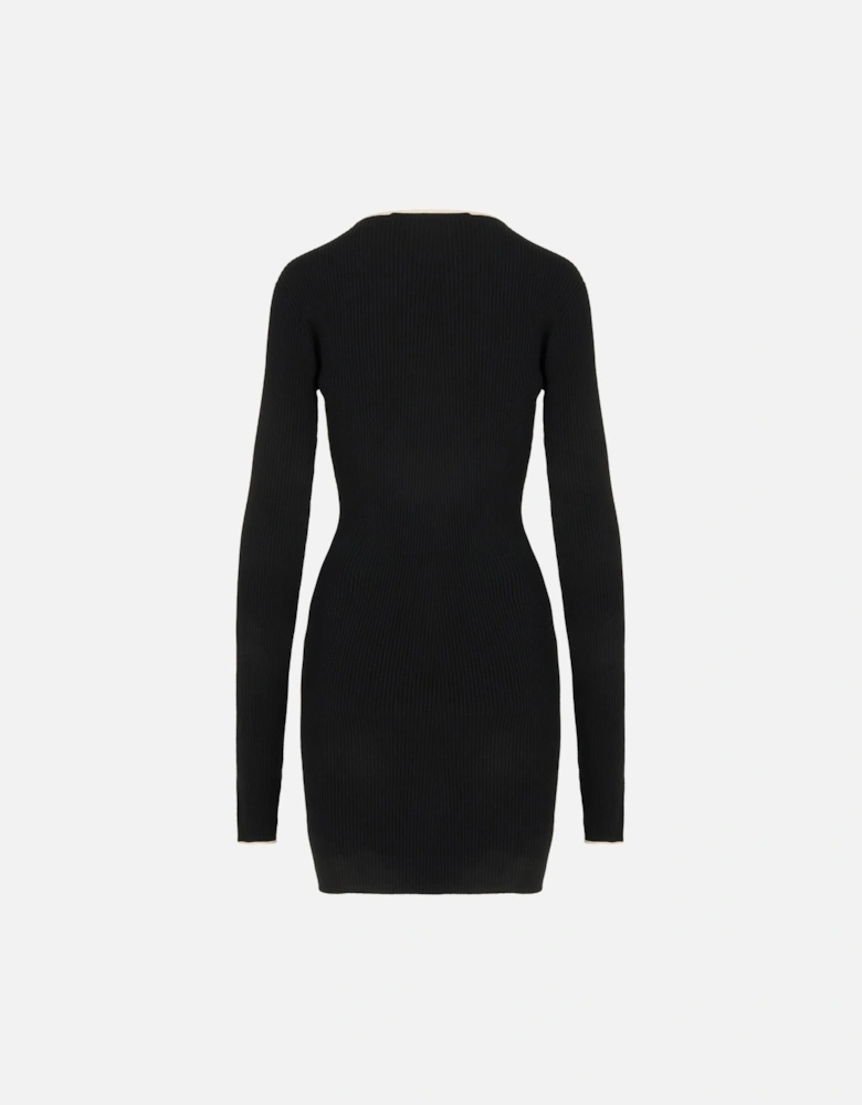 Womens MA Mini Dress Black