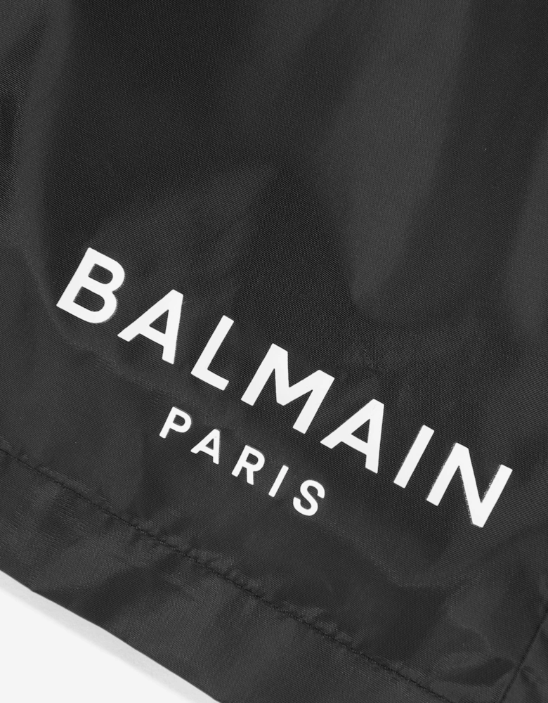 Boys Logo Swim Shorts in Black