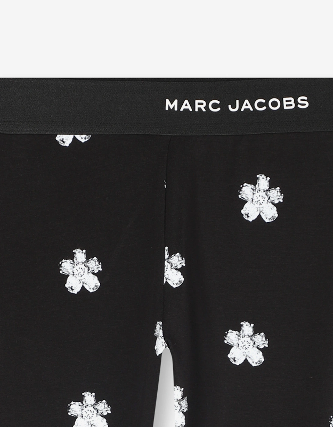 MARC JACOBS Girls Daisy Print Leggings in Black