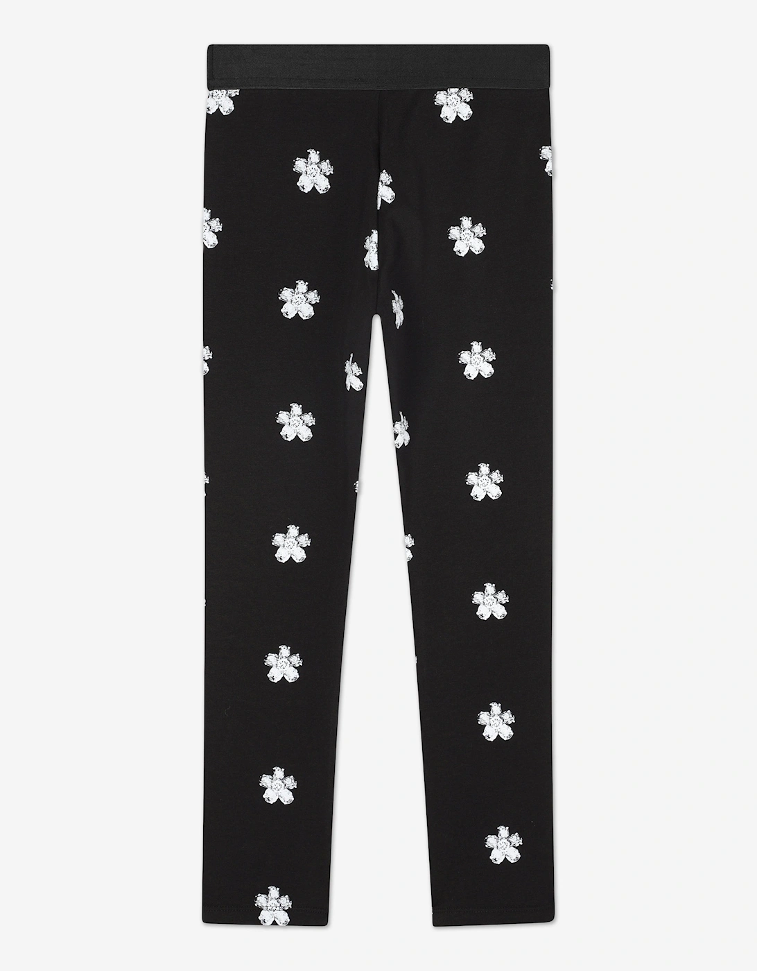 MARC JACOBS Girls Daisy Print Leggings in Black