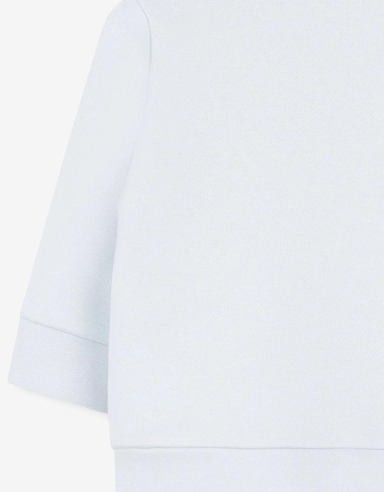 BOSS Baby Boys Embroidered Logo Sweatshirt in Blue