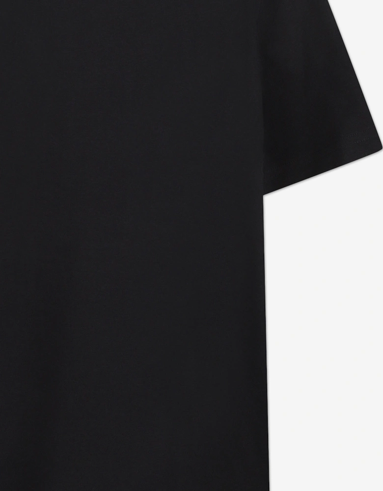 BOSS Boys Logo Print T-Shirt in Black