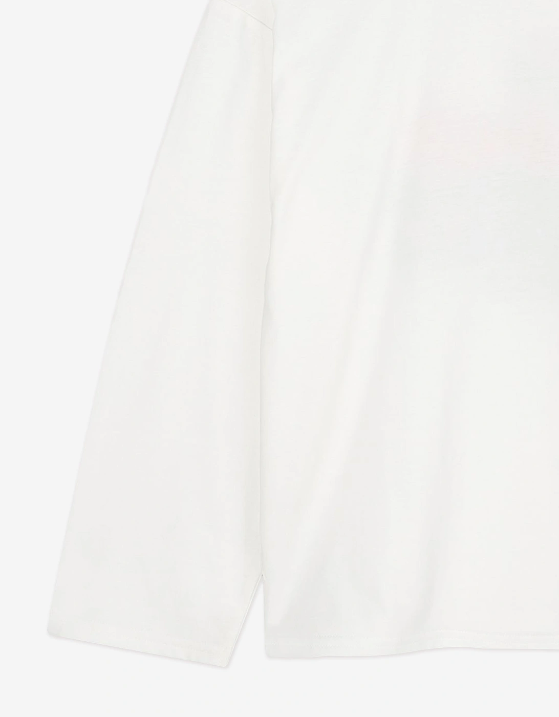 Boys Long Sleeve Tiger Logo T-Shirt in Ivory