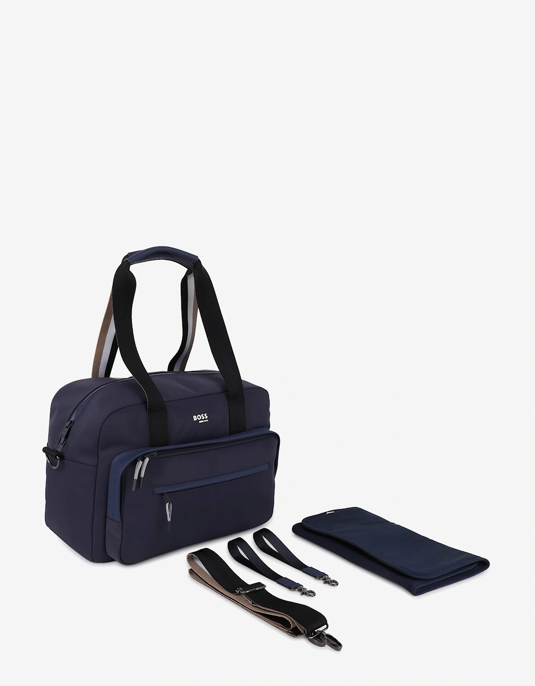 BOSS Baby Logo Changing Bag in Navy (39cm), 7 of 6