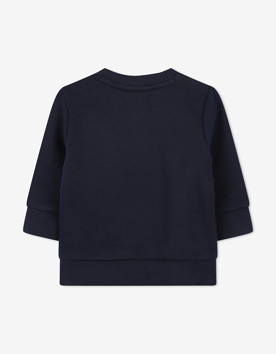 BOSS Baby Boys Embroidered Logo Sweatshirt in Navy