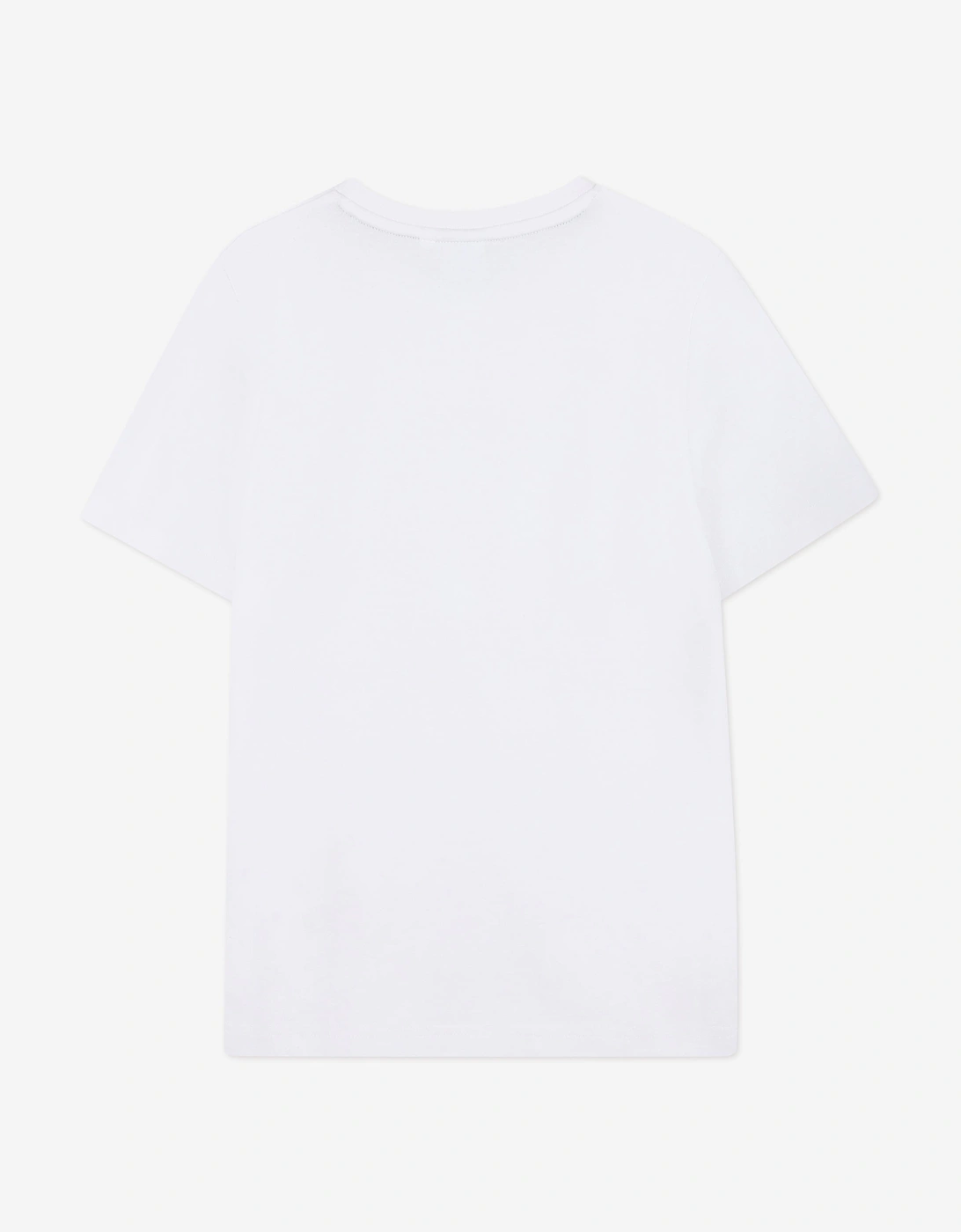 BOSS Boys Logo Print T-Shirt in White