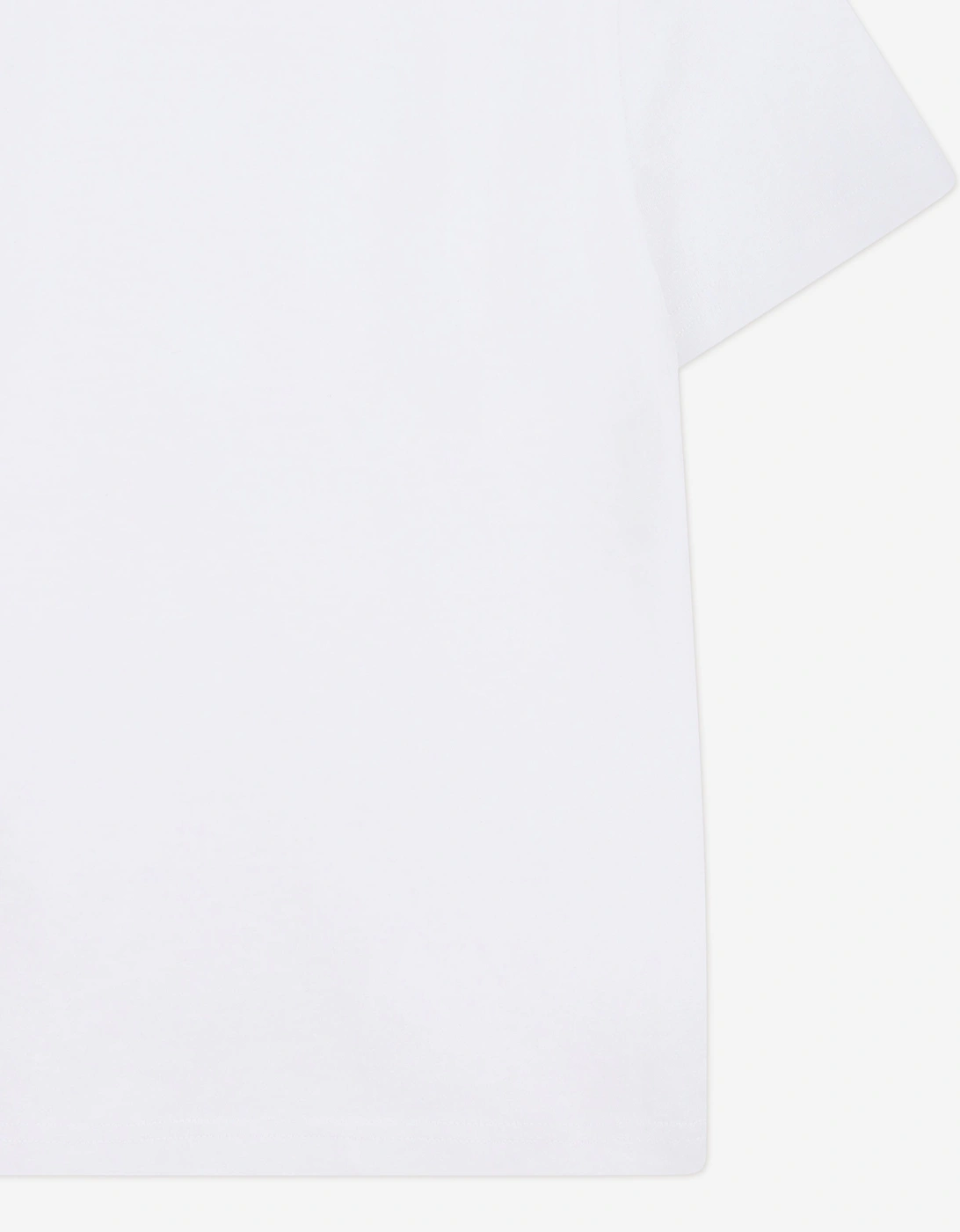 BOSS Boys Logo Print T-Shirt in White