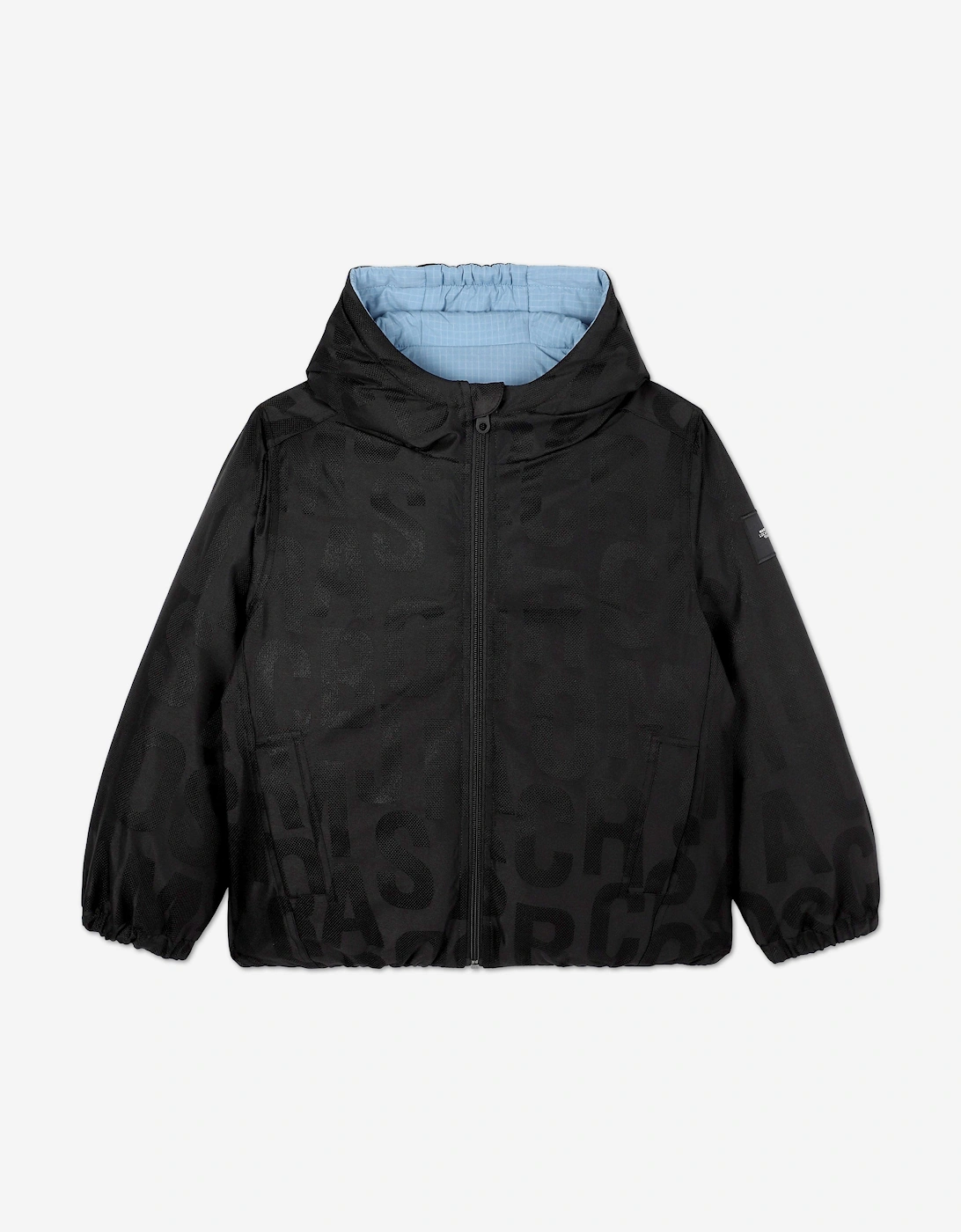 Boys Reversible Puffer Jacket in Blue