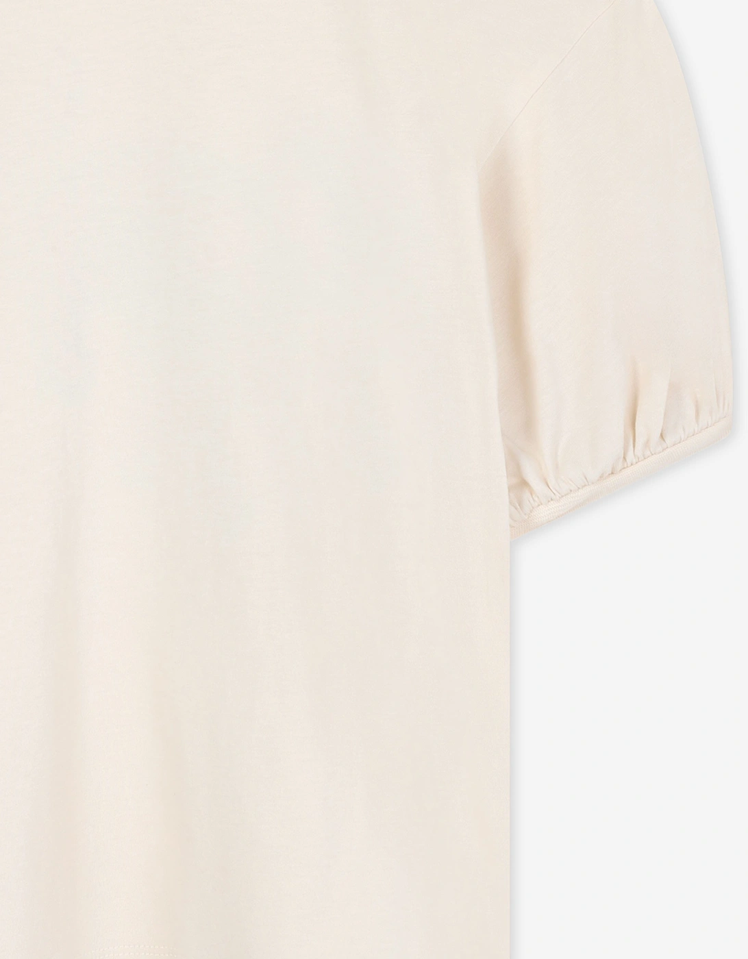 Girls Tiger Print T-Shirt in Ivory