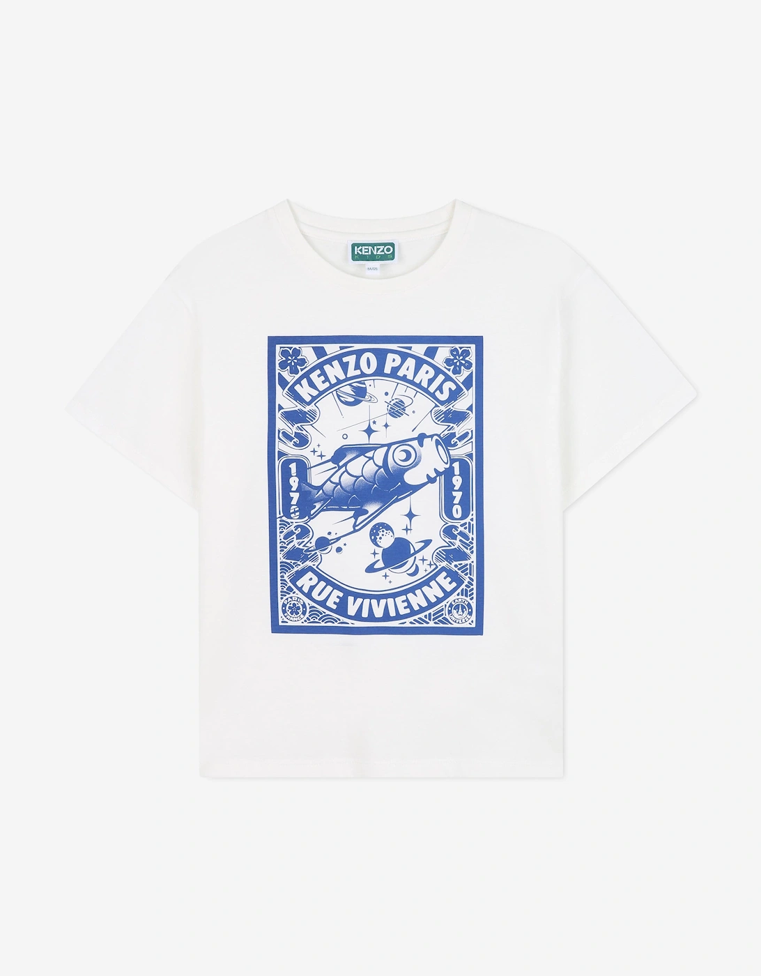 Boys Branded Print T-Shirt in Ivory, 4 of 3