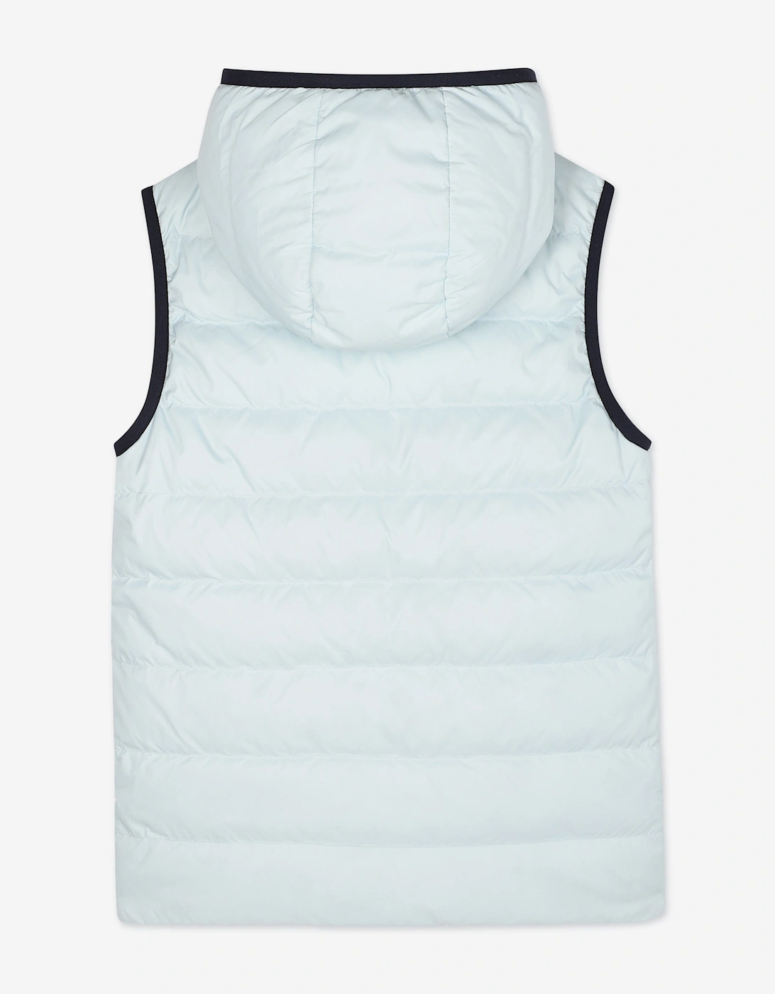 BOSS Boys Reversible Down Padded Gilet in Blue