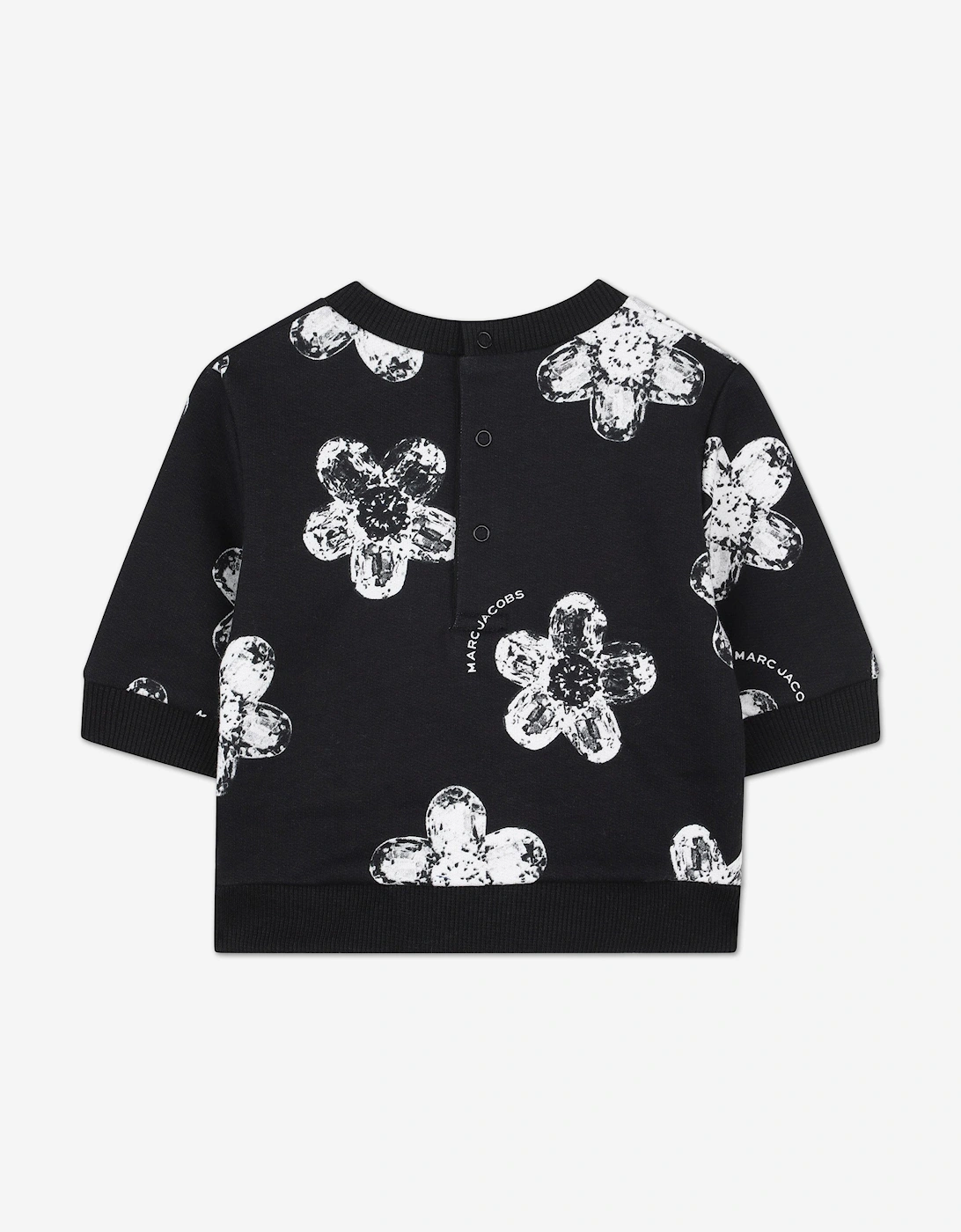 MARC JACOBS Baby Girls Daisy Print Tracksuit in Black