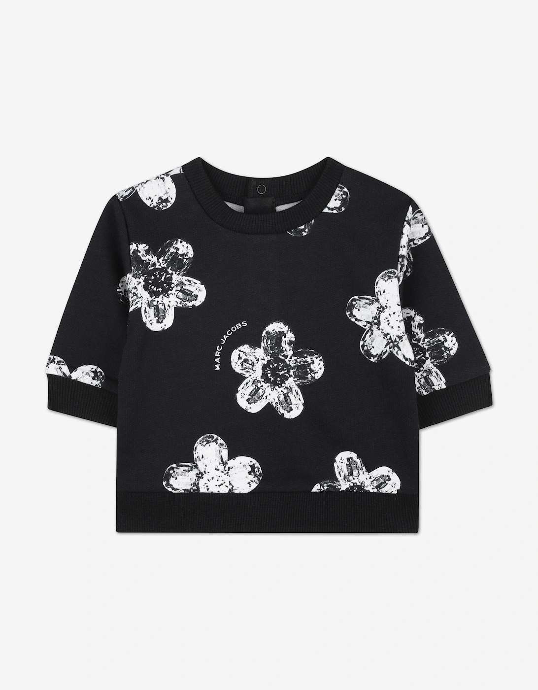MARC JACOBS Baby Girls Daisy Print Tracksuit in Black