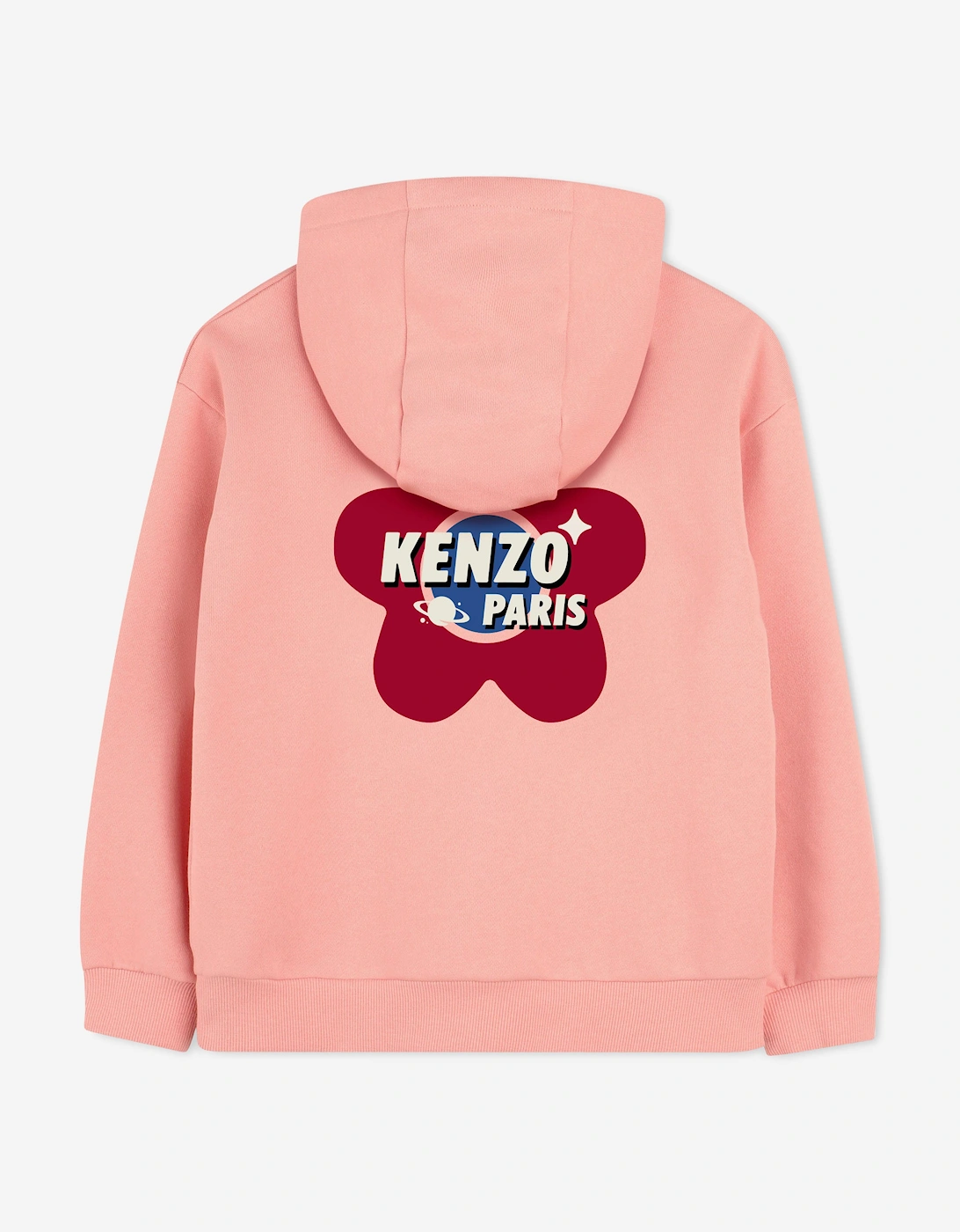 Girls Logo Zip Up Top in Pink
