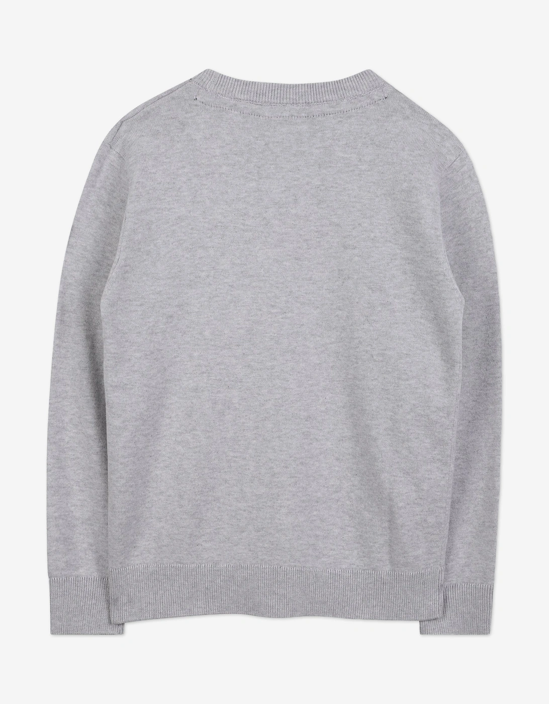 BOSS Boys Logo Knitted Jumper in Grey