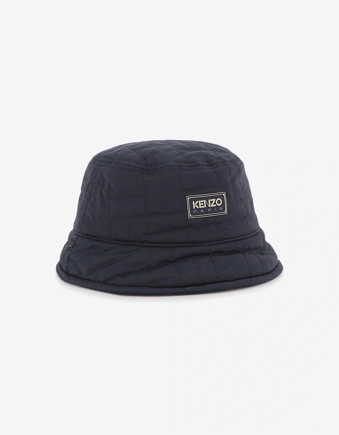 Kids Quilted Bucket Hat in Navy, 5 of 4