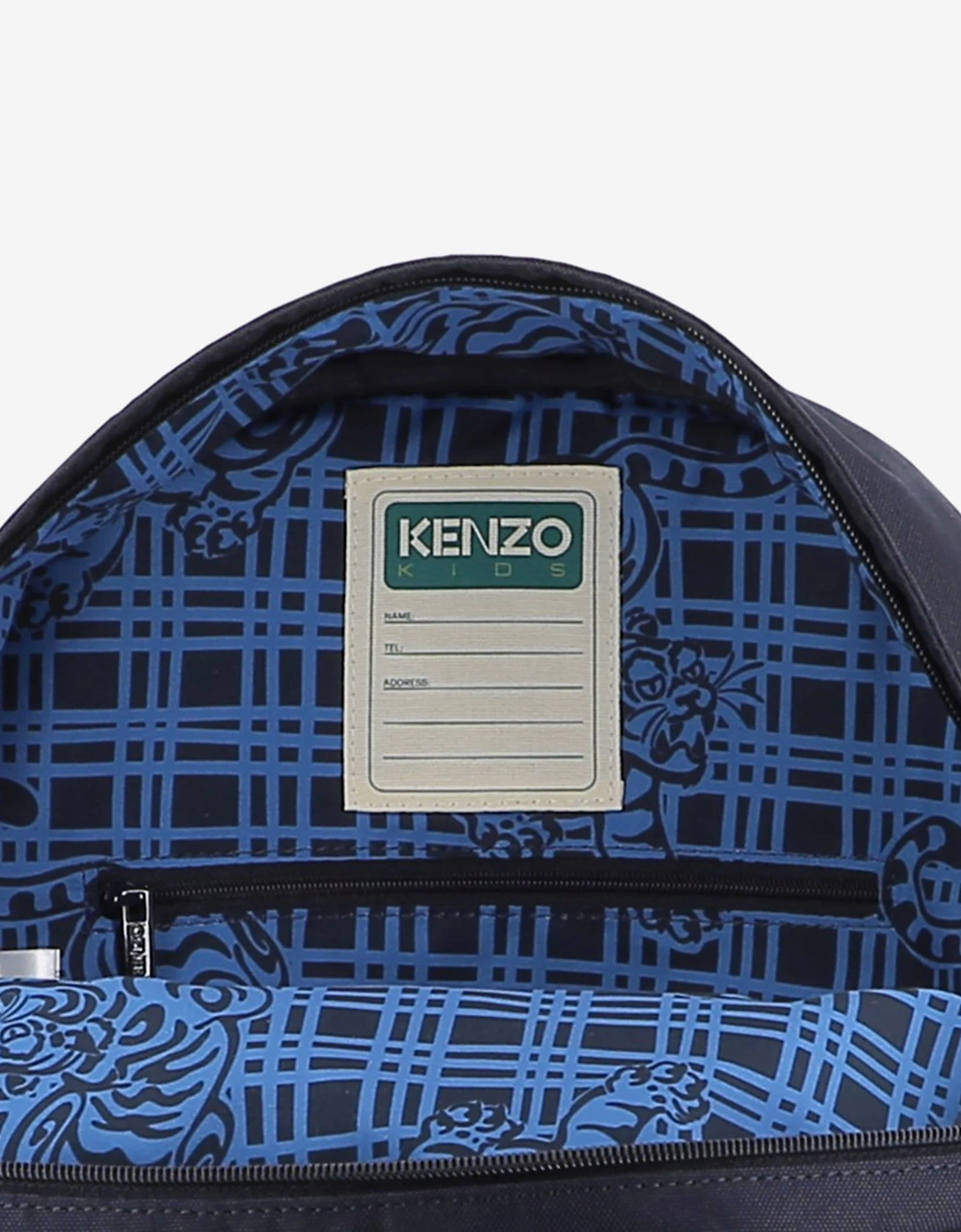 Kids Tiger Backpack in Navy (38cm)