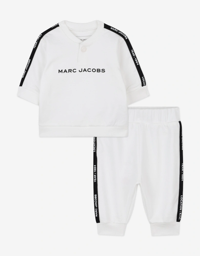 Baby Logo Tracksuit in Ivory