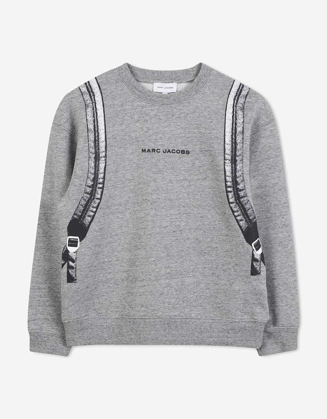 Boys Backpack Print Sweatshirt in Grey, 5 of 4