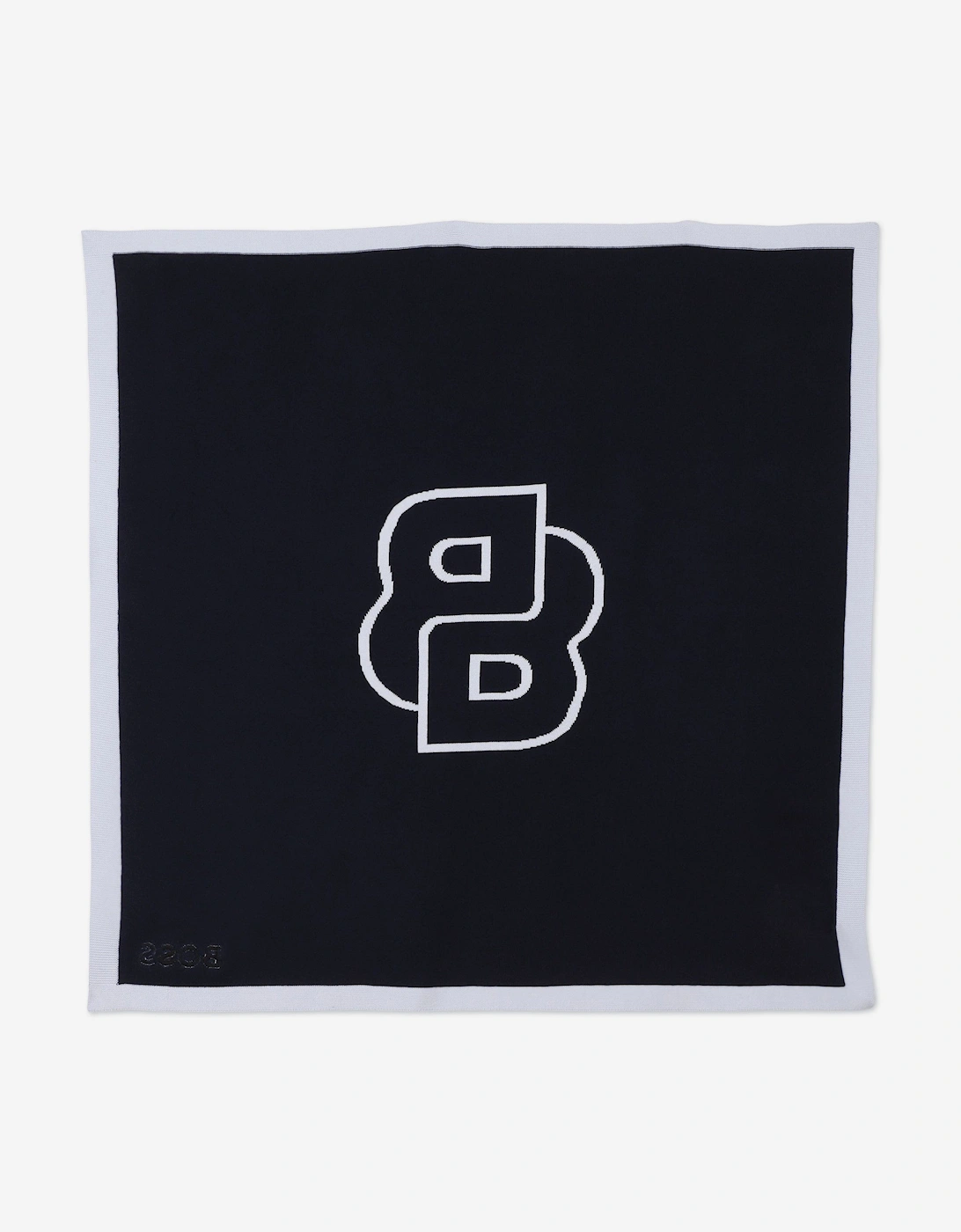 BOSS Baby Boys Monogram Blanket in Blue (75cm)