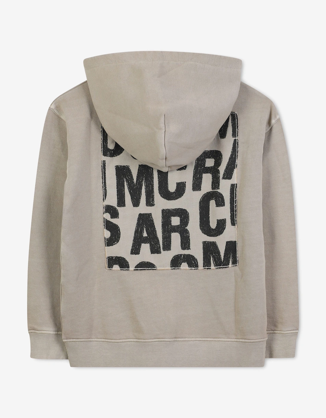 Boys Logo Zip Up Top in Grey