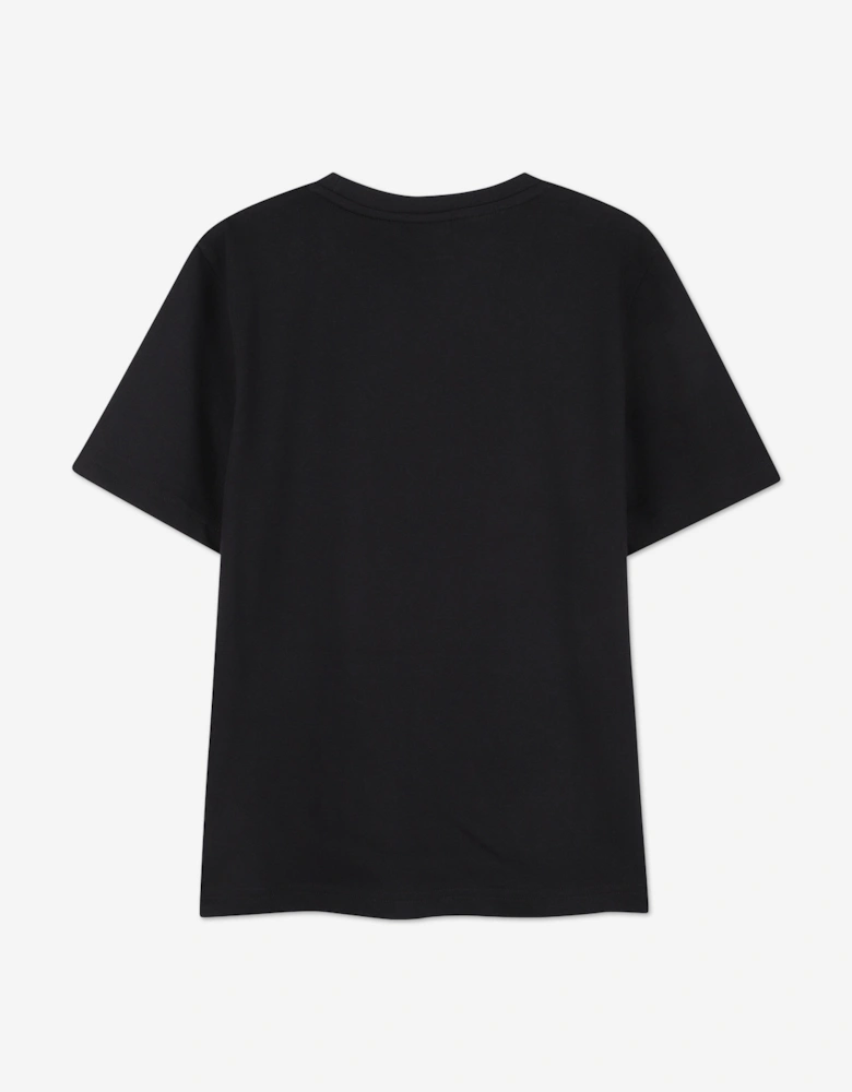 BOSS Boys Monogram Logo T-Shirt in Black
