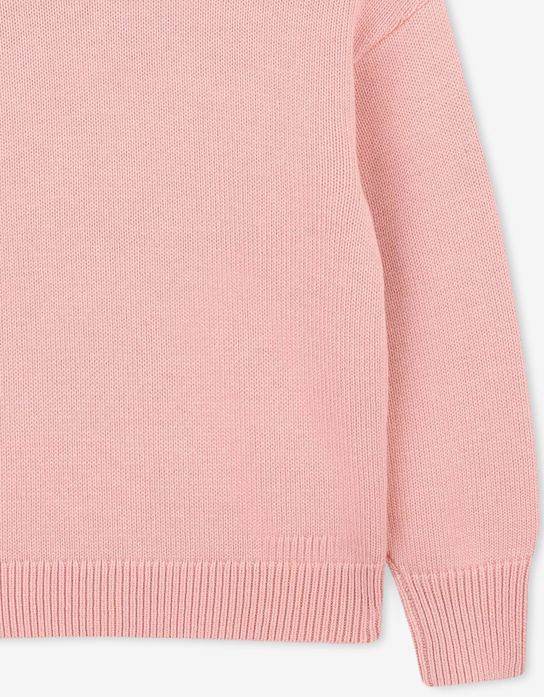 Girls Lucky Tiger Knitted Jumper in Pink