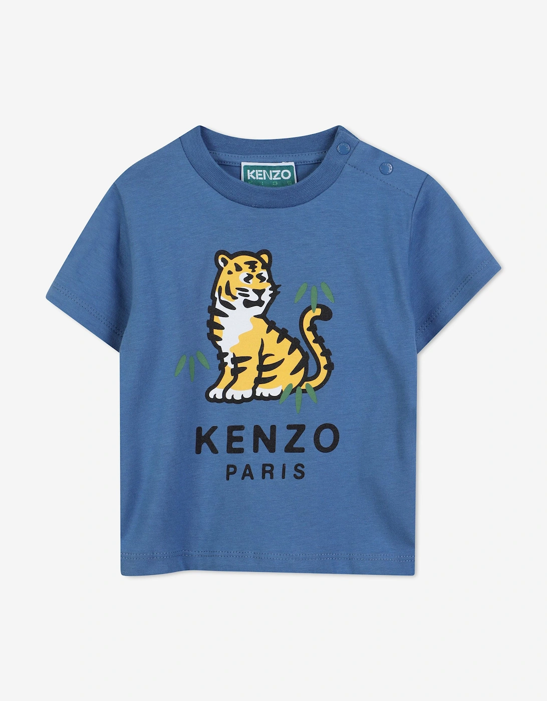 KENZO Baby Boys Kotora Tiger T-Shirt in Blue - Size: 4 years