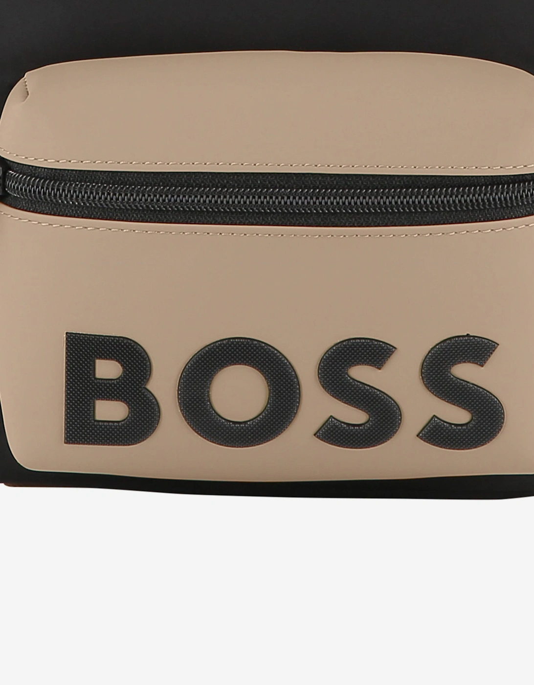 BOSS Boys Logo Print Backpack in Black (26.5cm)