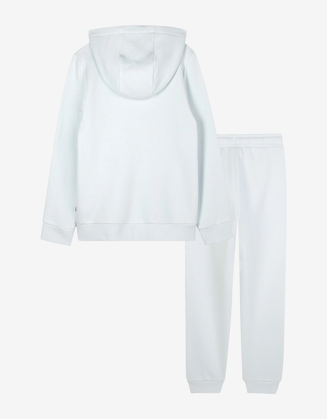 BOSS Boys Logo Print Tracksuit in Blue