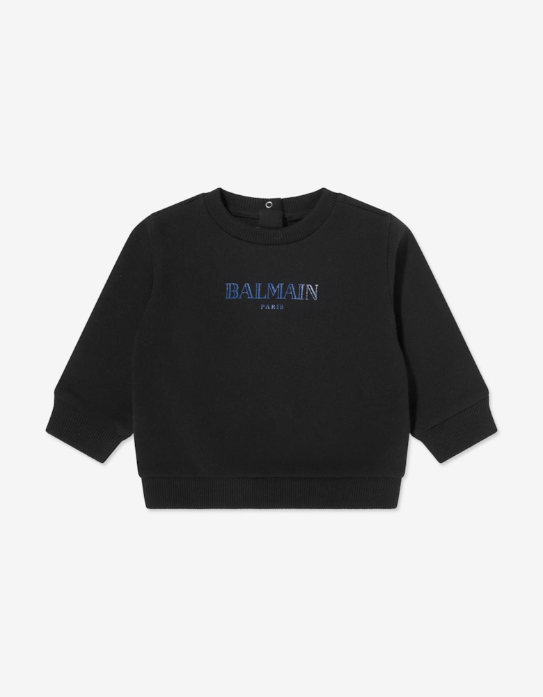 Baby Logo Sweatshirt in Black