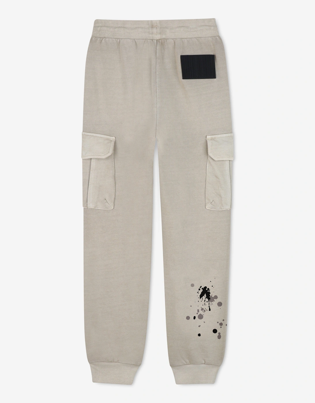 Boys Paint Print Joggers in Grey