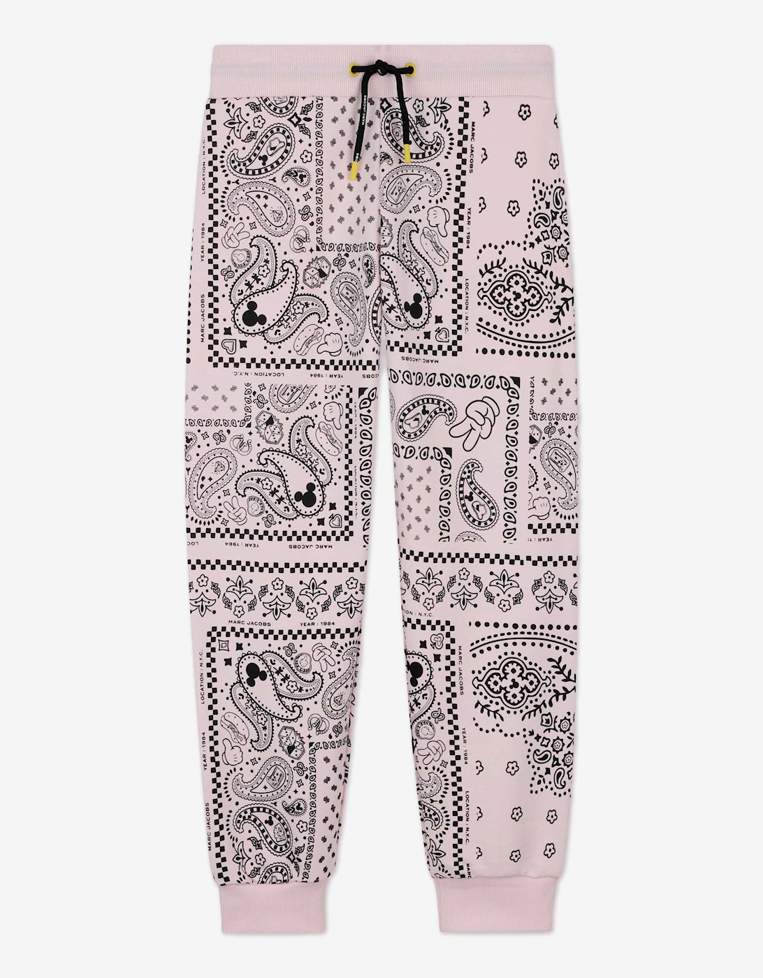 Girls Disney's Mickey Mouse Bandana Joggers in Pink, 5 of 4
