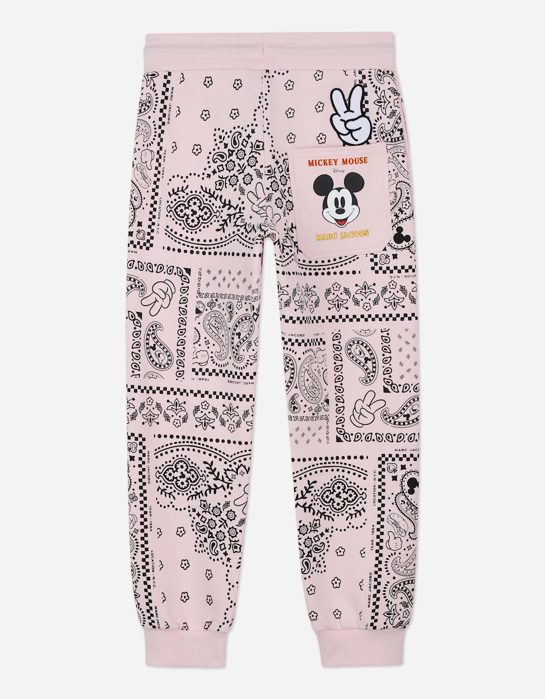 Girls Disney's Mickey Mouse Bandana Joggers in Pink
